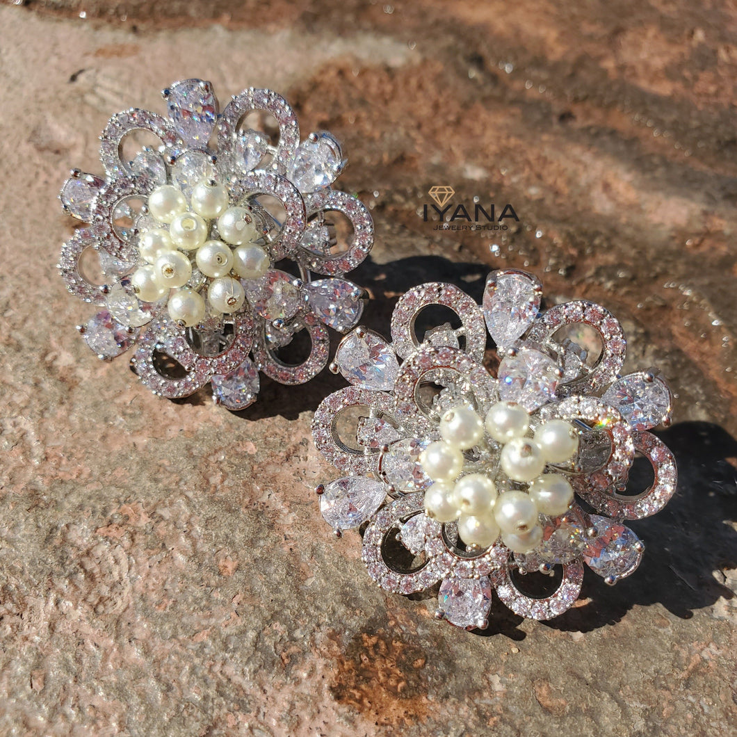 Diamond Cluster Studs