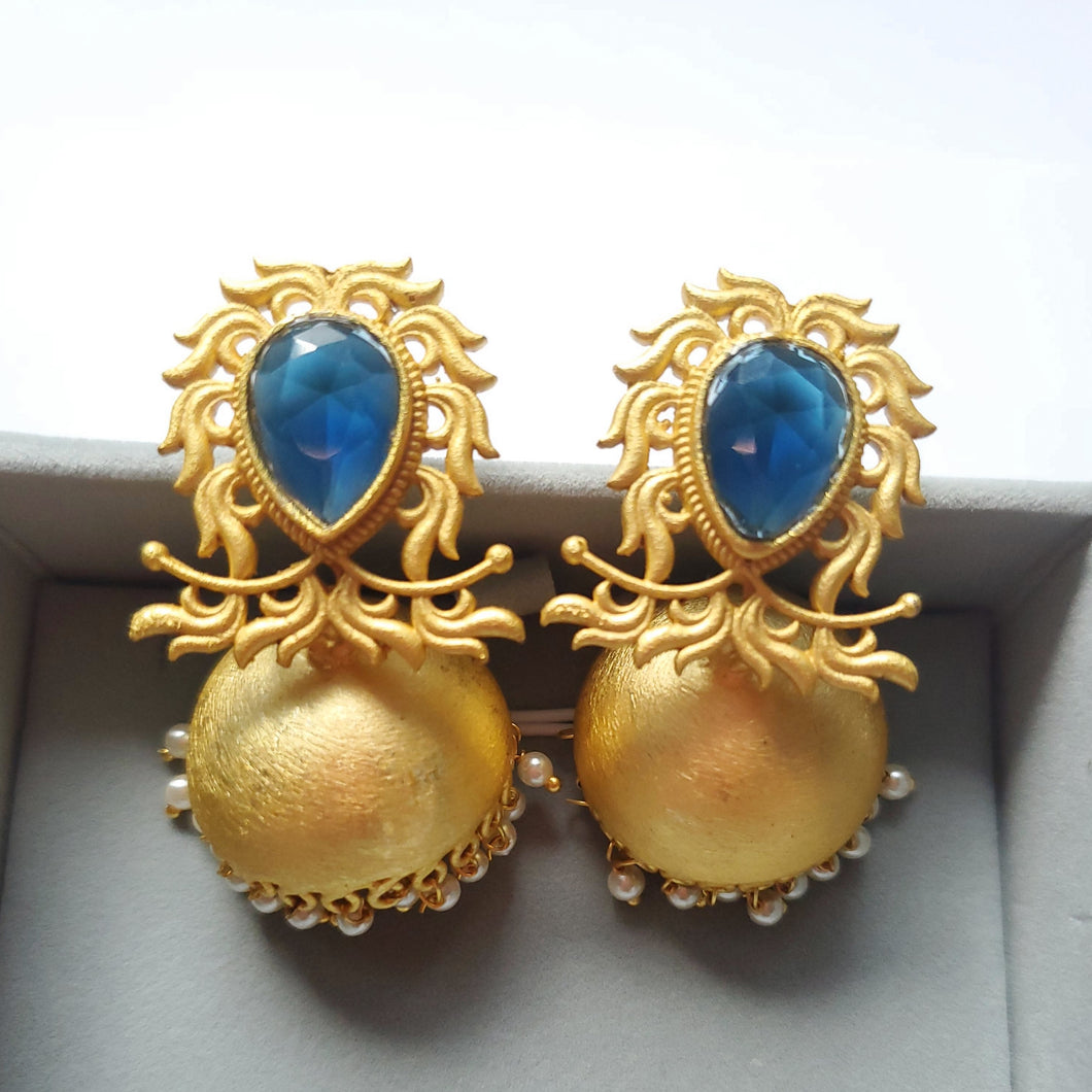 Matte Dragon Jhumkas