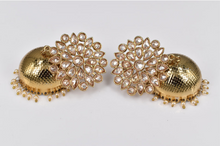 Load image into Gallery viewer, Matte Copper Jhumkas

