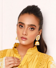 Load image into Gallery viewer, Textured Meena Jhumkas
