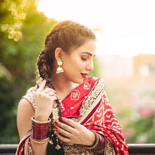 Load image into Gallery viewer, Signature Lotus Jhumkas
