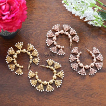 Load image into Gallery viewer, Filigree Mesh Hoops
