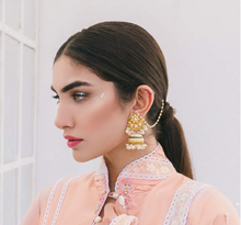 Load image into Gallery viewer, Pastel Kundan Jhumkas
