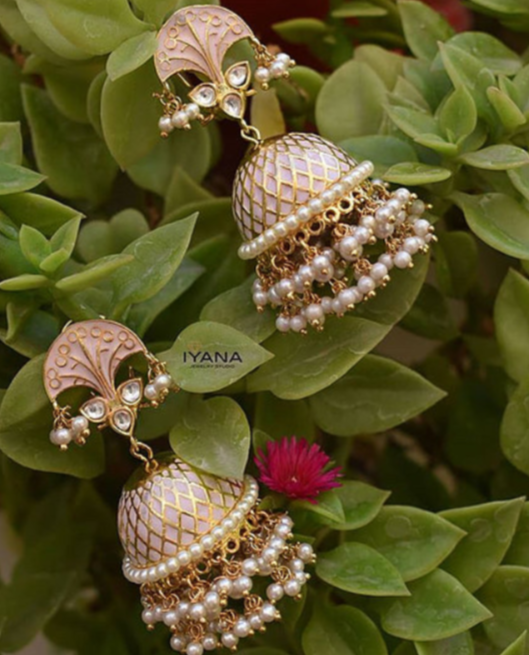 Metallic Bling Jhumkas