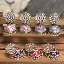 Load image into Gallery viewer, Classic Pastel Jhumkas
