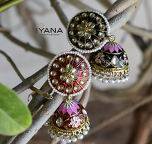 Load image into Gallery viewer, Rangeen Jhumkas
