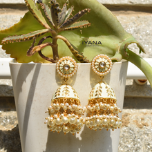 Load image into Gallery viewer, Gulabo Jhumkas- The Shy Charmer
