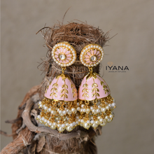 Load image into Gallery viewer, Gulabo Jhumkas- The Shy Charmer
