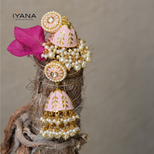 Load image into Gallery viewer, Gulabo Jhumkas- The Shy Charmer

