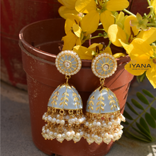 Load image into Gallery viewer, Gulabo Jhumkas- The Shy Charmer

