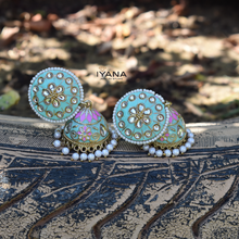 Load image into Gallery viewer, Rangeen Jhumkas
