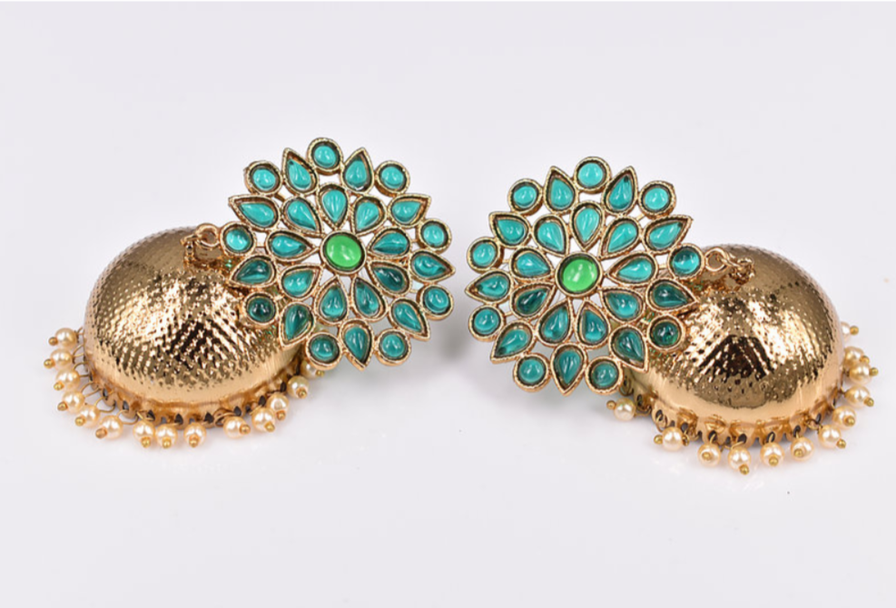 Matte Copper Jhumkas