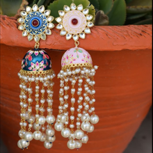 Load image into Gallery viewer, Sitara Chandelier Jhumkas
