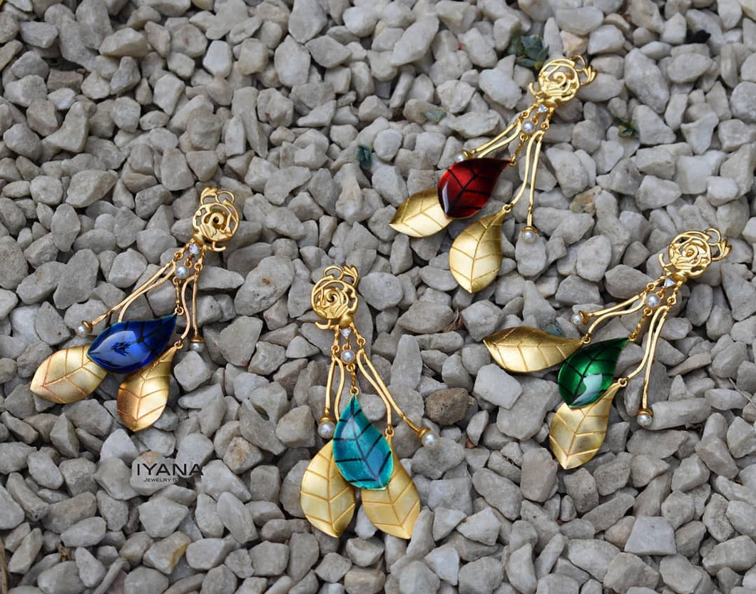 Fun Leafy Danglers