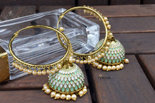 Load image into Gallery viewer, Barkat Jhumka Hoops
